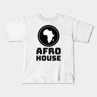 AFRO HOUSE (black) Kids T-Shirt